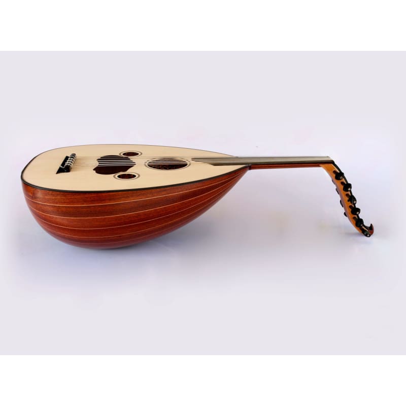 Türkische Linkshänder-Oud AO-101ML mit Mahagoni-Schale und Fichtendecke
