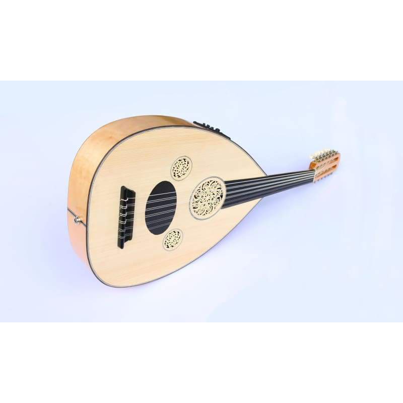 Türkische professionelle E-Oud OUDE 3 mit Ahorn-Korpus und Fichtendecke