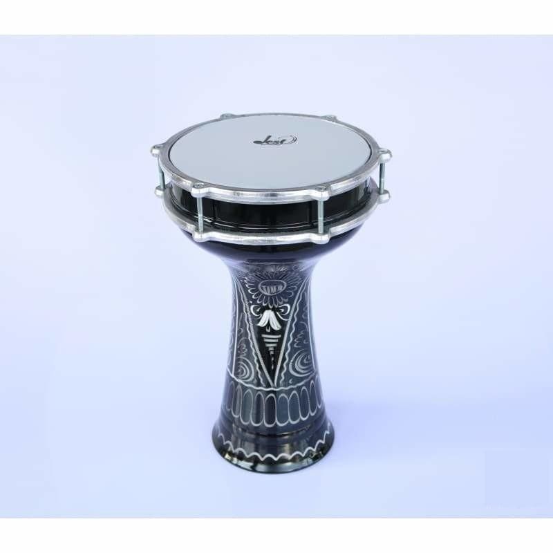 Türkische Darbuka DKD-222E mit Druckguss-Aluminiumkorpus und stimmbarem Fell