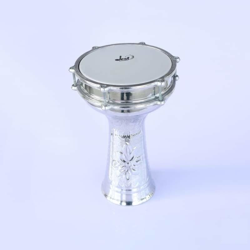 Türkische Darbuka DKD-222P mit Druckguss-Aluminiumkorpus und Perlmuttdekor